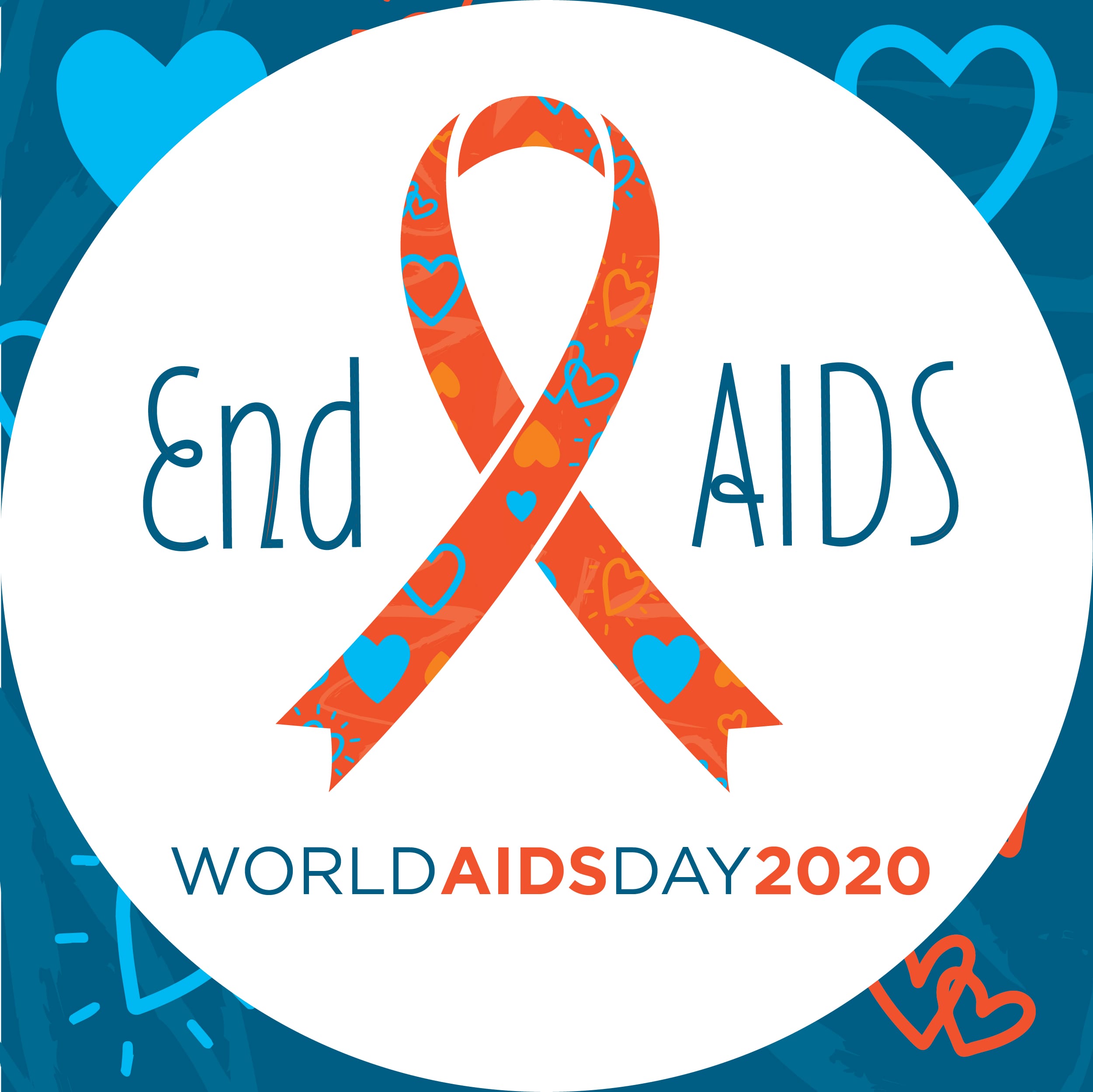 A graphic that reads "End Aids: World Aids Day 2020."
