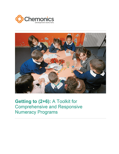 cover of toolkit w/photo of children in a classroom around a table